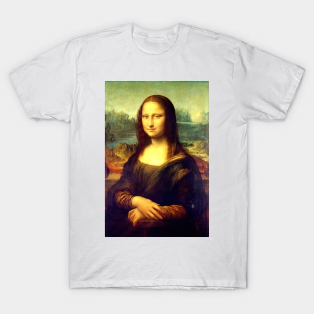 Mona Lisa Leonardo Da Vinci T-Shirt by TRUMP STUFF